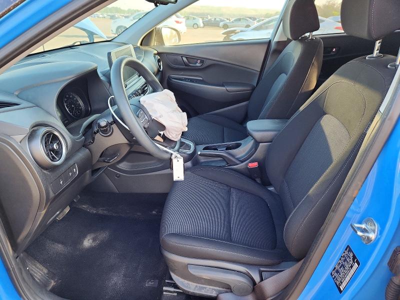 2022 Hyundai Kona VIN KM8K6CAB0NU894120 COPART salvage auction — FRONT END, NY - MV-907A SALVAGE CERTIFICATE, sold $3,000 on 2026-07-20 (photo 7)