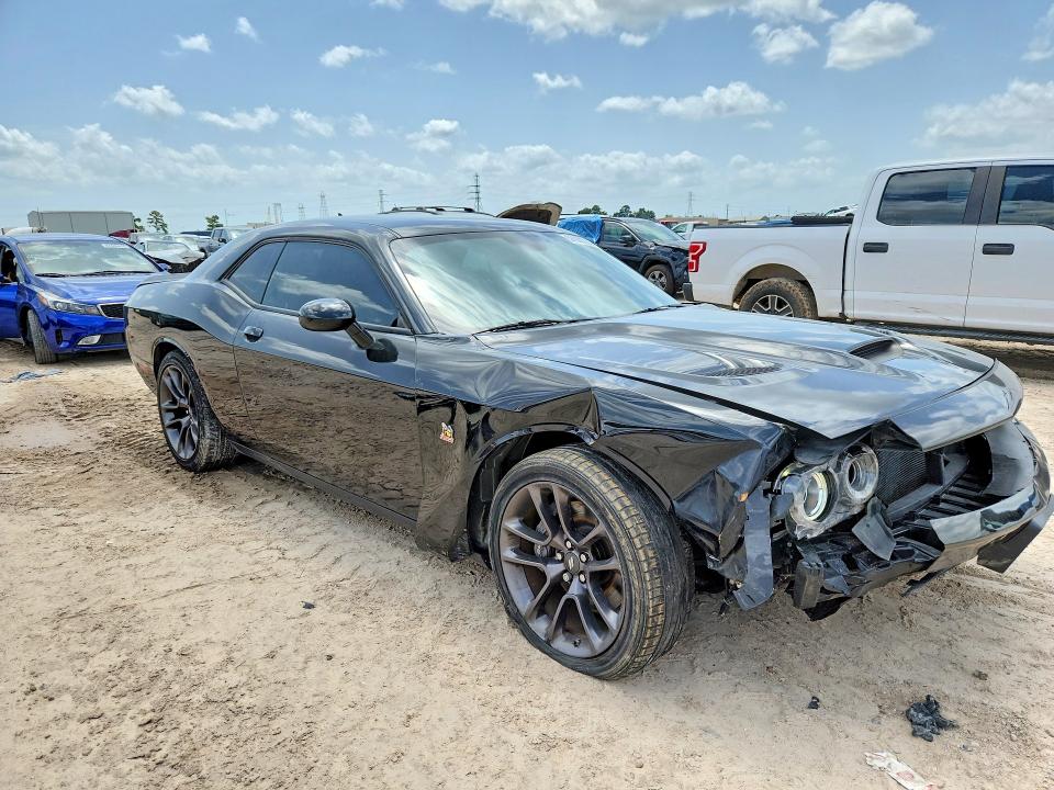 2022 Dodge Challenger VIN 2C3CDZFJ8NH108699 COPART salvage auction — FRONT END, TX - SALVAGE VEHICLE TITLE, sold $12,000 on 2026-07-28 (photo 4)