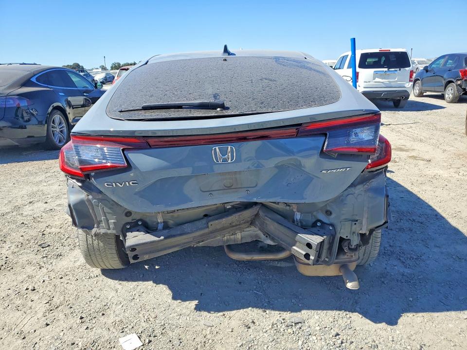 2022 Honda Civic VIN 19XFL2H85NE010772 COPART salvage auction — REAR END, CA - SALVAGE CERTIFICATE, sold $7,000 on 2026-08-25 (photo 6)