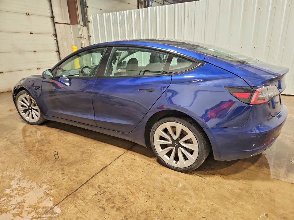 2022 Tesla Model 3 VIN 5YJ3E1EA4NF368938 COPART salvage auction — FRONT END, FL - CERTIFICATE OF TITLE, sold $9,200 on 2026-07-20 (photo 2)