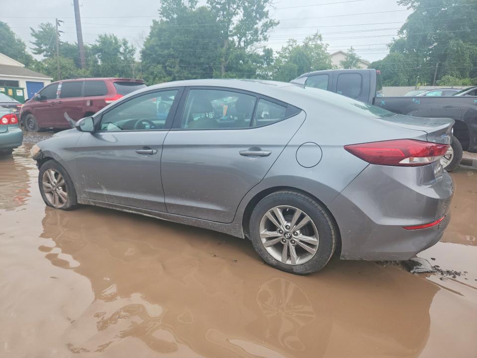 2017 Hyundai Elantra VIN KMHD84LF9HU371322 COPART salvage auction — VANDALISM, Pa - Cert Of Title, sold $1,450 on 2026-07-15 (photo 2)