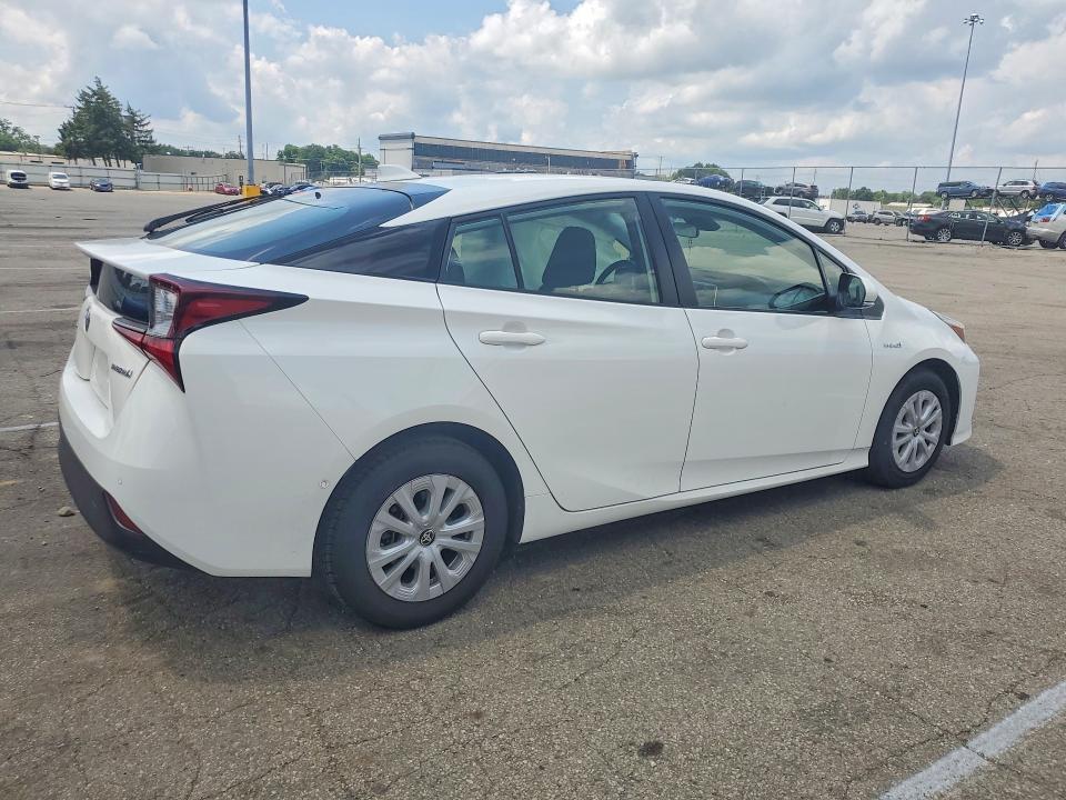2022 Toyota Prius VIN JTDKAMFU7N3184219 COPART salvage auction — SIDE, Oh - Cert Of Title-Salvage, sold $8,400 on 2026-07-15 (photo 3)