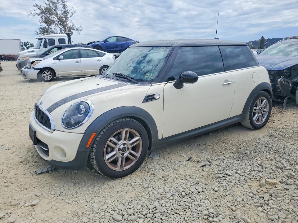 2012 Mini Cooper VIN WMWSU3C55CT539882 COPART salvage auction — VANDALISM, Ca - Salvage Certificate, sold $60 on 2026-07-28 (photo 1)