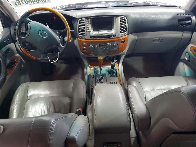 2006 Lexus Lx 470 VIN JTJHT00W164014180 COPART salvage auction — FRONT END, Va - Cert Of Title - Salvage, sold $7,300 on 2026-07-17 (photo 8)