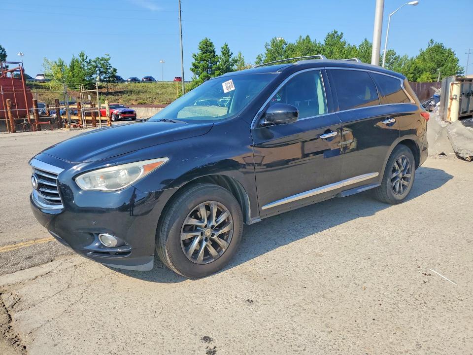 2013 Infiniti Jx VIN 5N1AL0MM0DC336028 COPART salvage auction — MINOR DENT/SCRATCHES, Sc - Cert Of Title-Salvage Non-Rem, sold $300 on 2026-07-31 (photo 1)
