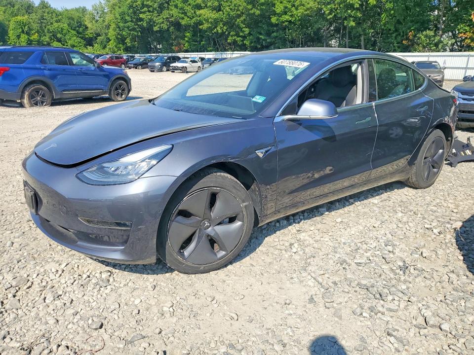 2019 Tesla VIN 5YJ3E1EAXKF298521 COPART salvage auction — REAR END, Ma - Cert Of Title-Salvage, sold $1,850 on 2026-07-30 (photo 1)