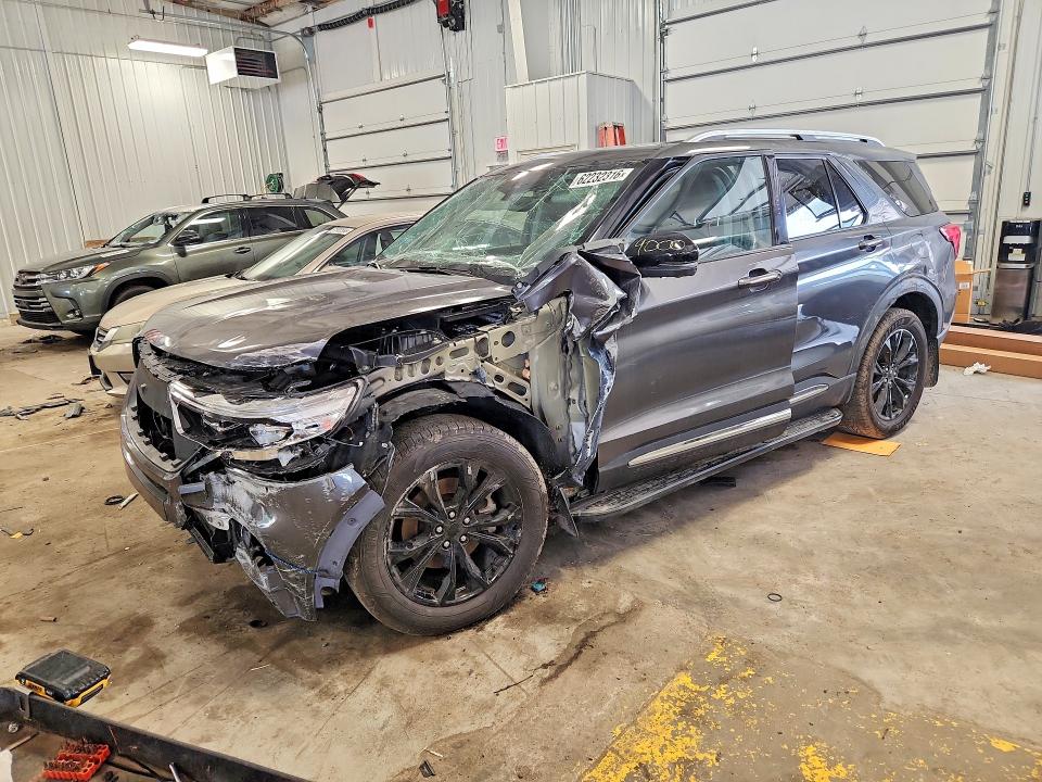 2020 Ford Explorer VIN 1FMSK8FH3LGC91115 COPART salvage auction — FRONT END, Mn - Cert Of Title-Prior Salvage, sold $2,750 on 2026-07-30 (photo 1)