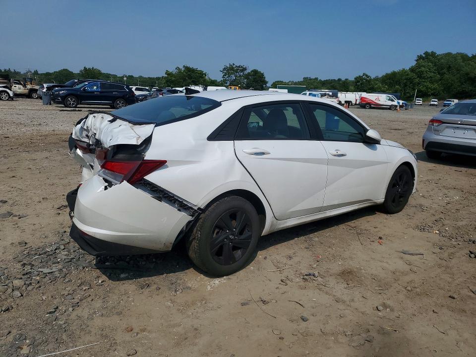 2021 Hyundai Elantra VIN 5NPLM4AG0MH012176 COPART salvage auction — REAR END, Md - Cert Of Salvage > 75% Damage, sold $100 on 2026-07-28 (photo 3)