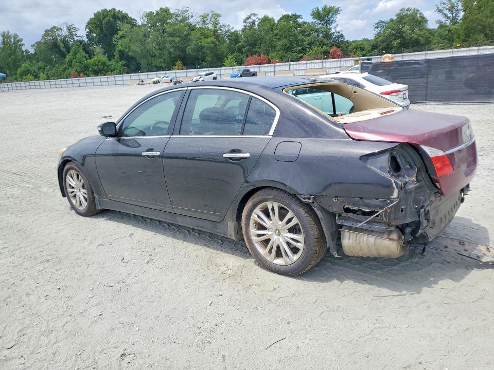 2014 Hyundai Genesis VIN KMHGC4DD4EU261928 COPART salvage auction — REAR END, SC - CERT OF TITLE-SALVAGE, sold $1,150 on 2026-07-27 (photo 2)