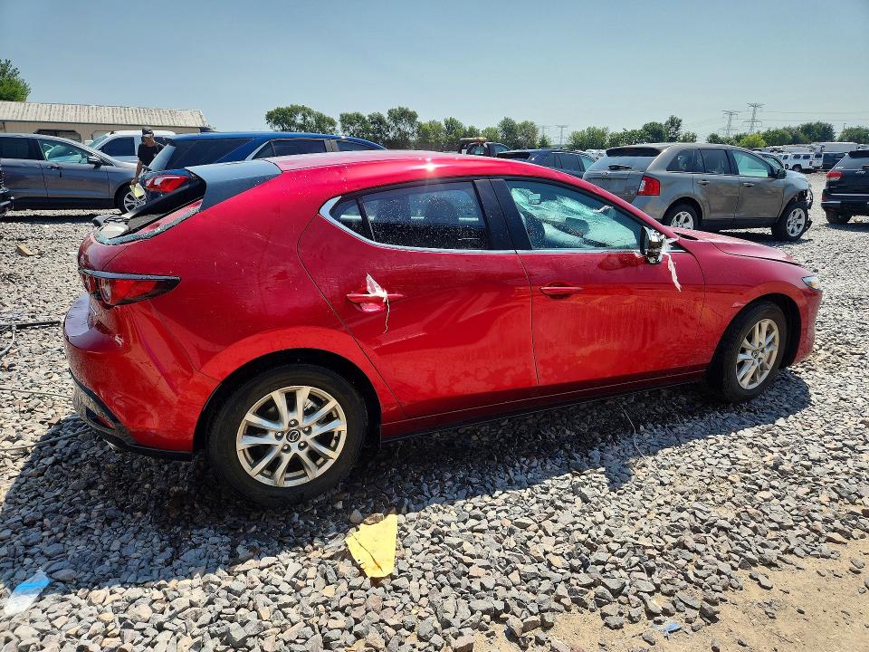 2025 Mazda 3 VIN JM1BPALM8S1752017 COPART salvage auction — HAIL, IL - SALVAGE CERTIFICATE, sold $6,250 on 2026-09-17 (photo 3)