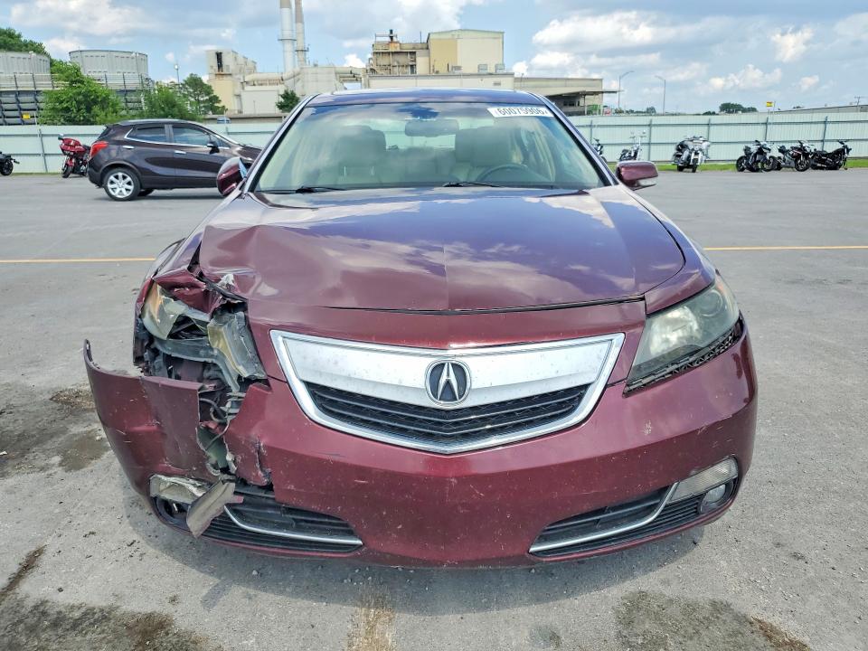 2012 Acura Tl VIN 19UUA8F51CA029295 COPART salvage auction — FRONT END, Ok - Certificate Of Title, sold $500 on 2026-07-10 (photo 5)
