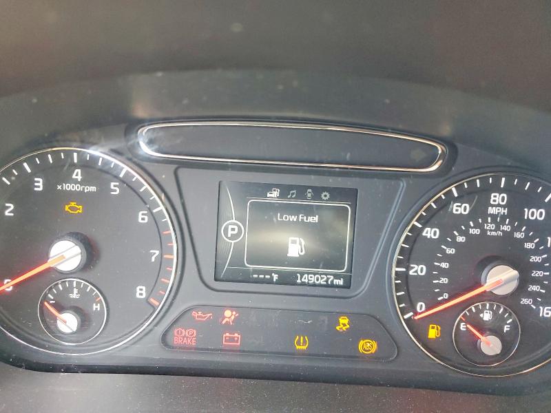 2017 Kia Sorento VIN 5XYPGDA54HG309715 COPART salvage auction — FRONT END, Ca - Salvage Certificate, sold $625 on 2026-07-27 (photo 9)