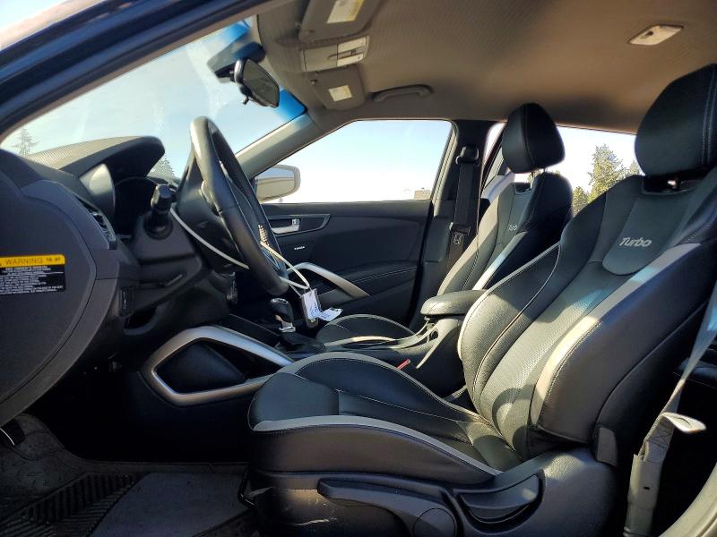 2013 Hyundai Veloster VIN KMHTC6AE7DU087228 COPART salvage auction — FRONT END, Id - Cert Of Title -Rebuilt Salvage, sold $525 on 2026-07-17 (photo 7)
