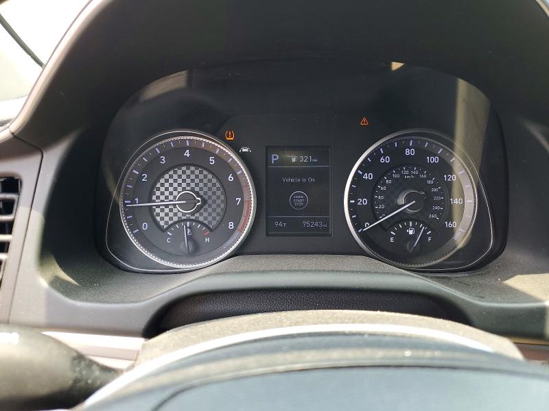 2020 Hyundai Elantra VIN 5NPD84LF1LH629369 COPART salvage auction — HAIL, Ca - Salvage Certificate, sold $275 on 2026-07-22 (photo 9)