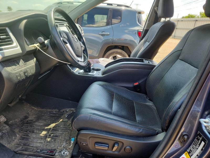 2015 Toyota Highlander VIN 5TDDKRFH2FS072420 COPART salvage auction — SIDE, Salvage Title, sold $325 on 2026-07-30 (photo 7)