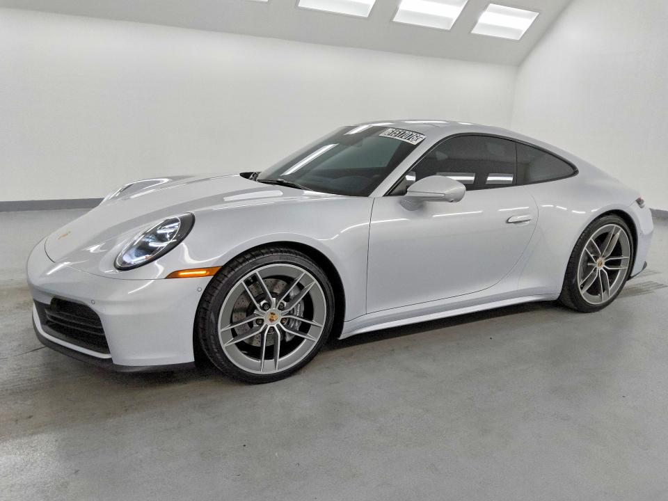 2025 Porsche 911 VIN WP0AA2A99SS206063 COPART salvage auction — NORMAL WEAR, CA - CERTIFICATE OF TITLE, sold $116,000 on 2026-08-11 (photo 1)