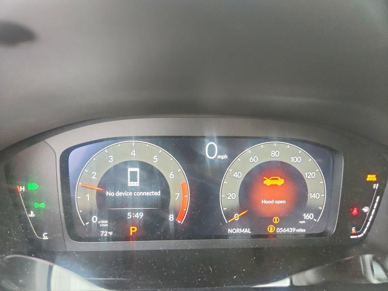 2023 Acura Integra VIN 19UDE4H65PA016557 COPART salvage auction — REAR END, Ct - Cert Of Title-Salvage, sold $8,600 on 2026-08-25 (photo 9)