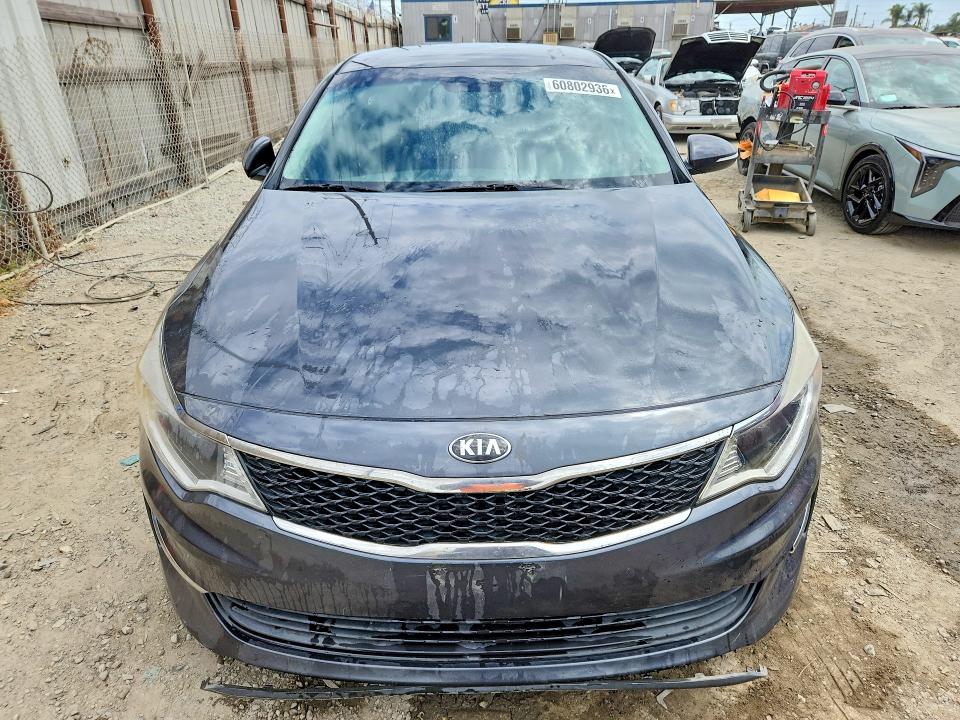 2016 Kia Optima VIN 5XXGT4L13GG074622 COPART salvage auction — MECHANICAL, Ca - Dis/Dlr/Exp Only Clean Title, sold $1,000 on 2026-07-20 (photo 5)