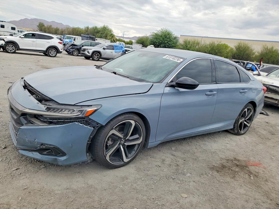 2021 Honda Accord VIN 1HGCV1F42MA023814 — COPART salvage auction photo