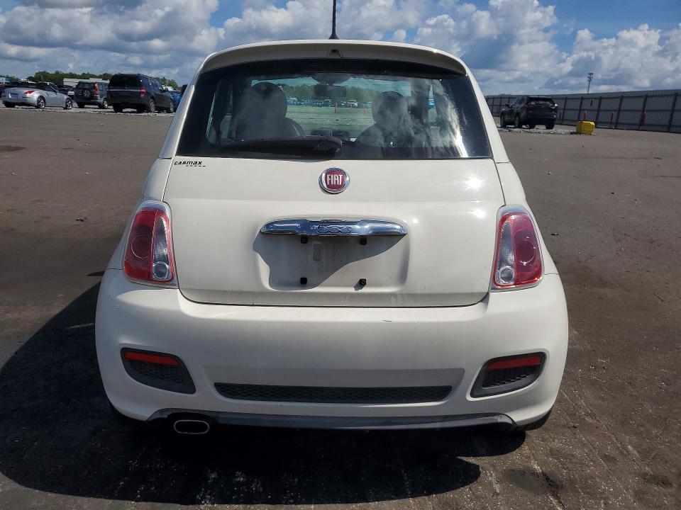 2013 Fiat 500 VIN 3C3CFFBR4DT629221 COPART salvage auction — FRONT END, Oh - Cert Of Title-Salvage, sold $1,100 on 2026-08-10 (photo 6)