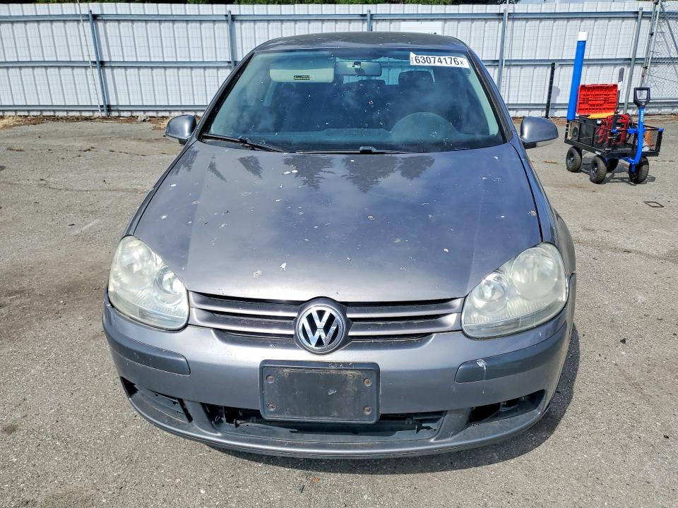 2007 Volkswagen Golf VIN WVWBR71K67W095629 COPART salvage auction — FRONT END, Wa - Vehicle Cert Of Ownership-Titl, sold $275 on 2026-08-03 (photo 5)