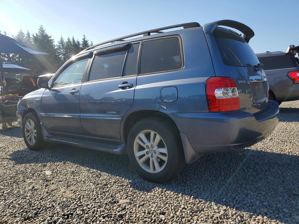 2006 Toyota Highlander hybrid VIN JTEDW21A160014335 COPART salvage auction — FRONT END, WA - BILL OF SALE, sold $575 on 2026-07-10 (photo 2)
