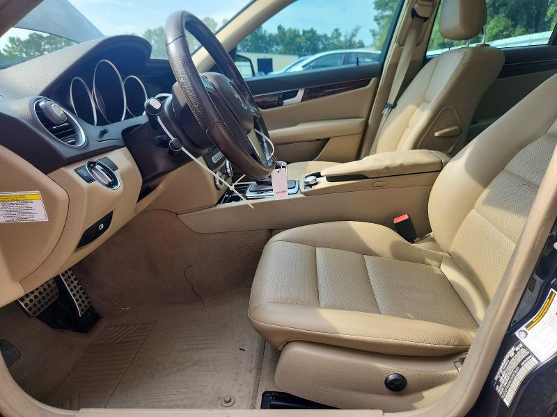 2014 Mercedes-benz C-klasse VIN WDDGF8AB4EA907840 COPART salvage auction — FRONT END, Salvage Title, sold $1,800 on 2026-08-21 (photo 7)