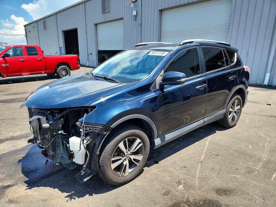 2017 Toyota Rav 4 VIN JTMWFREV7HD093220 COPART salvage auction — FRONT END, FL - CERT OF TITLE SLVG REBUILDABLE, sold $4,600 on 2026-07-13 (photo 1)