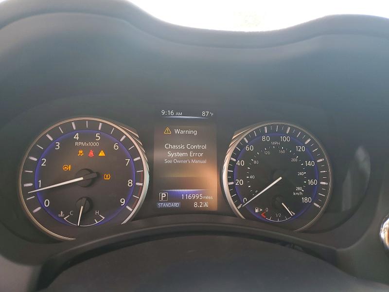 2015 Infiniti Q50 VIN JN1BV7AP5FM332860 COPART salvage auction — MINOR DENT/SCRATCHES, Salvage Title, sold $1,000 on 2026-07-27 (photo 9)