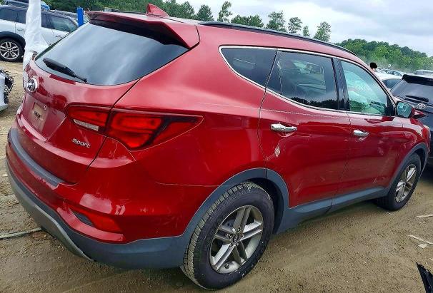 2017 Hyundai Santa fe VIN 5XYZU3LB9HG388538 COPART salvage auction — FRONT END, VA - CERT OF TITLE - SALVAGE, sold $125 on 2026-07-28 (photo 3)
