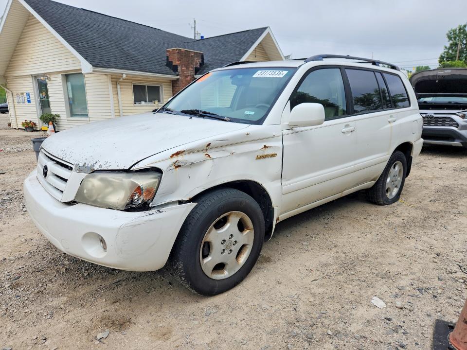 2006 Toyota Highlander VIN JTEEP21A060158878 COPART salvage auction — FRONT END, OH - CERT OF TITLE-SALVAGE, sold $925 on 2026-07-15 (photo 1)
