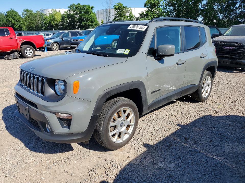 2021 Jeep Renegade VIN ZACNJDBB6MPN20287 COPART salvage auction — MINOR DENT/SCRATCHES, Ny - Mv-907A Salvage Certificate, sold $250 on 2026-07-29 (photo 1)
