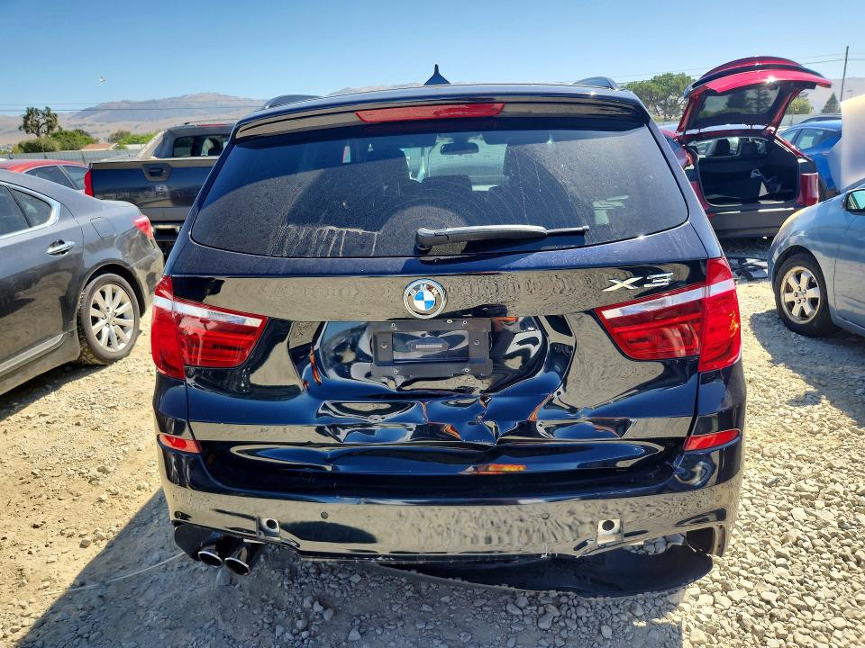 2016 BMW X3 VIN 5UXWX7C50G0R16756 COPART salvage auction — REAR END, CA - SALVAGE CERTIFICATE, sold $4,300 on 2026-07-30 (photo 6)