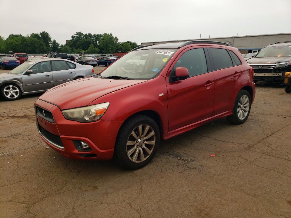 2011 Mitsubishi VIN JA4AR4AU1BZ014727 COPART salvage auction — BURN, CT - CERT OF TITLE-SALVAGE, sold $450 on 2026-07-28 (photo 1)