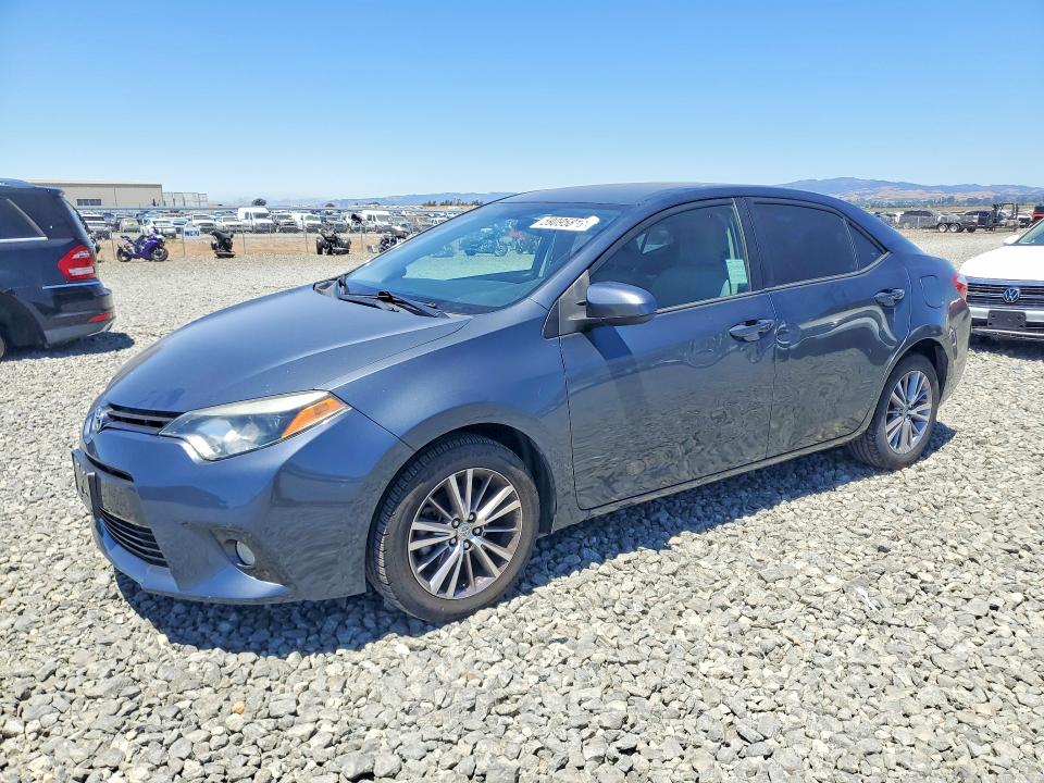 2015 Toyota Corolla VIN 5YFBURHE5FP281471 COPART salvage auction — SIDE, Ca - Salvage Certificate, sold $5,100 on 2026-07-27 (photo 1)