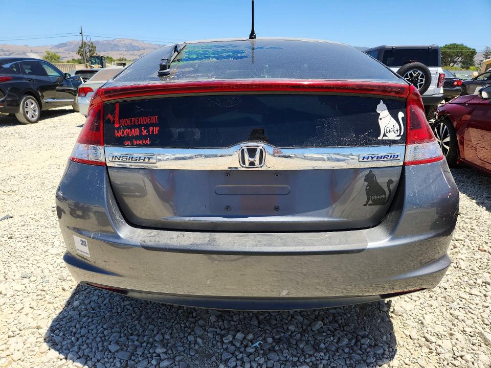 2012 Honda Insight VIN JHMZE2H74CS003027 COPART salvage auction — FRONT END, CA - SALVAGE CERTIFICATE, sold $950 on 2026-07-16 (photo 6)