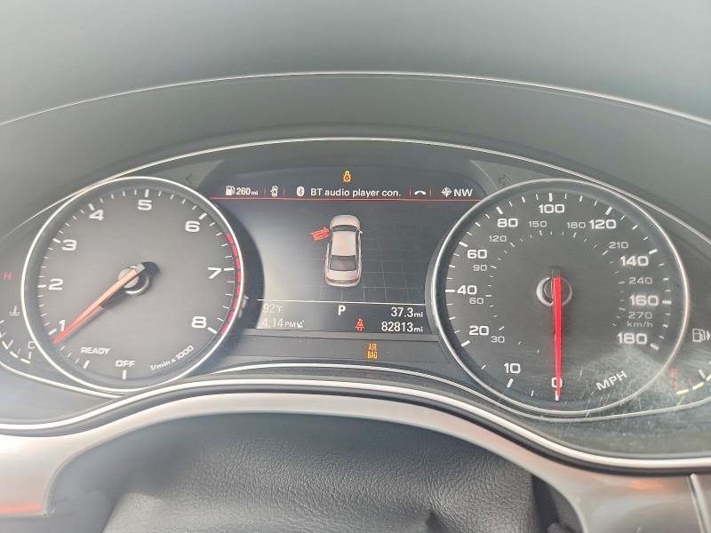 2016 Audi A6 VIN WAUFGAFC2GN091036 COPART salvage auction — FRONT END, NY - MV-907A SALVAGE CERTIFICATE, sold $4,250 on 2026-07-28 (photo 9)