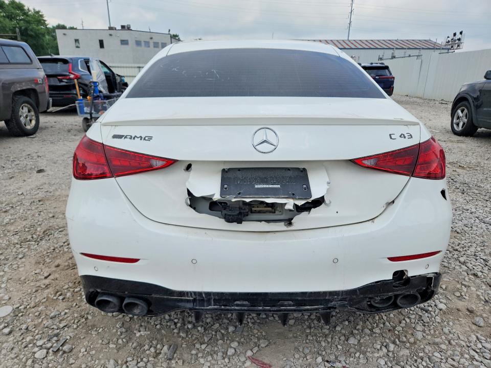 2023 Mercedes-benz C-klasse amg VIN W1KAF8HB7PR101247 COPART salvage auction — FRONT END, In - Certificate Of Title, sold $12,000 on 2026-07-28 (photo 6)