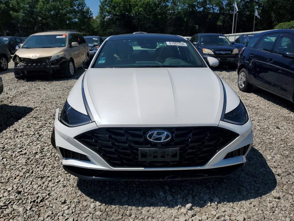 2021 Hyundai Sonata VIN 5NPEH4J24MH104389 COPART salvage auction — FRONT END, MA - CERT OF TITLE-SALVAGE (P), sold $850 on 2026-07-24 (photo 5)