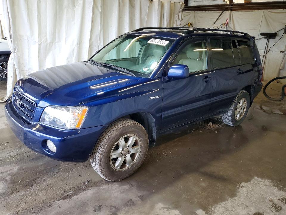 2003 Toyota Highlander VIN JTEHF21A230105661 COPART salvage auction — NORMAL WEAR, PA - CERT OF TITLE, sold $550 on 2026-07-16 (photo 1)