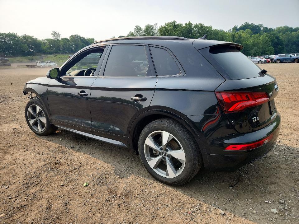 2020 Audi Q5 VIN WA1ANAFY9L2096075 COPART salvage auction — FRONT END, Fl - Certificate Of Destruction, sold $350 on 2026-07-23 (photo 2)