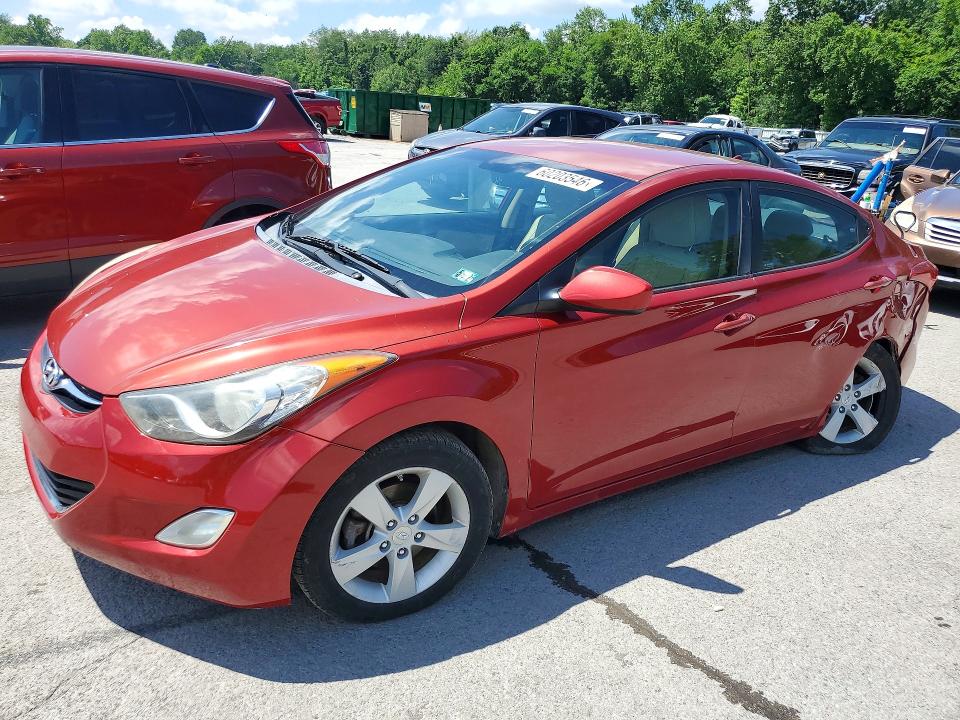 2013 Hyundai Elantra VIN KMHDH4AE5DU534178 COPART salvage auction — SIDE, Pa - Certificate Of Salvage, sold $100 on 2026-07-23 (photo 1)