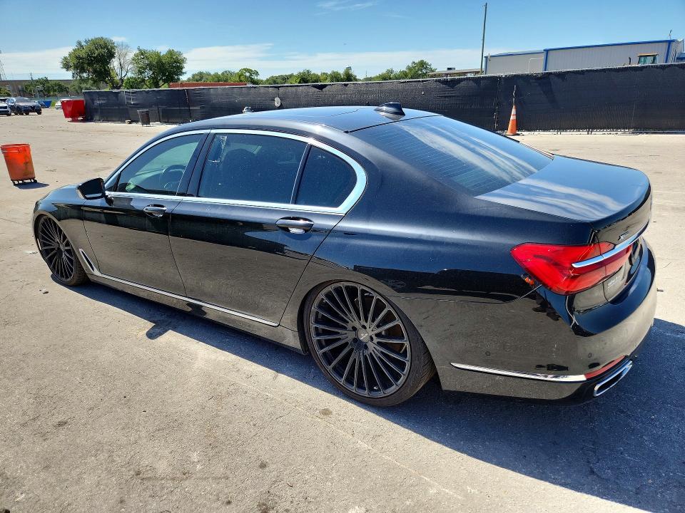 2016 BMW 7er VIN WBA7F2C57GG419252 COPART salvage auction — MINOR DENT/SCRATCHES, Fl - Certificate Of Title, sold $7,300 on 2026-07-23 (photo 2)