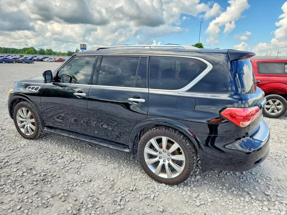 2012 Infiniti Qx56 VIN JN8AZ2NE3C9022718 COPART salvage auction — MINOR DENT/SCRATCHES, IL - CERTIFICATE OF TITLE, sold $1,200 on 2026-07-23 (photo 2)