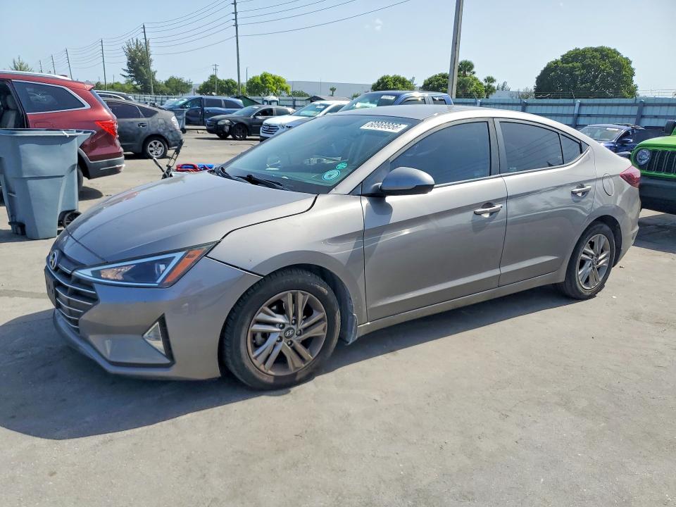 2020 Hyundai Elantra VIN KMHD84LF5LU105269 COPART salvage auction — SIDE, Fl - Certificate Of Destruction, sold $2,200 on 2026-07-29 (photo 1)