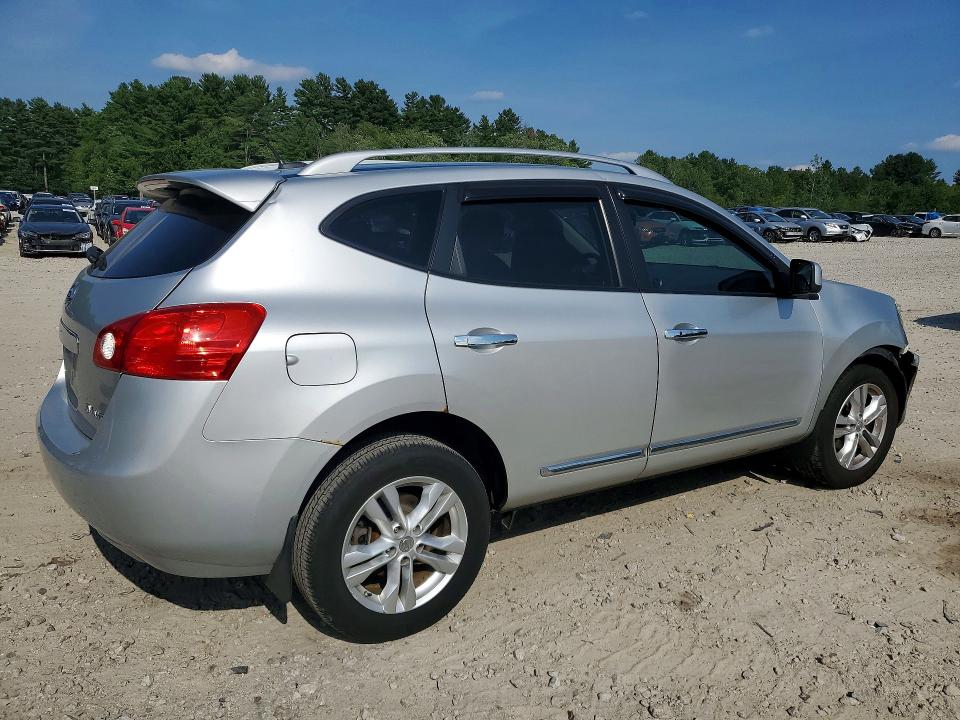 2012 Nissan Rogue VIN JN8AS5MV9CW387610 COPART salvage auction — FRONT END, MA - CERT OF TITLE-RECONSTRCTD COLL, sold $400 on 2026-07-20 (photo 3)