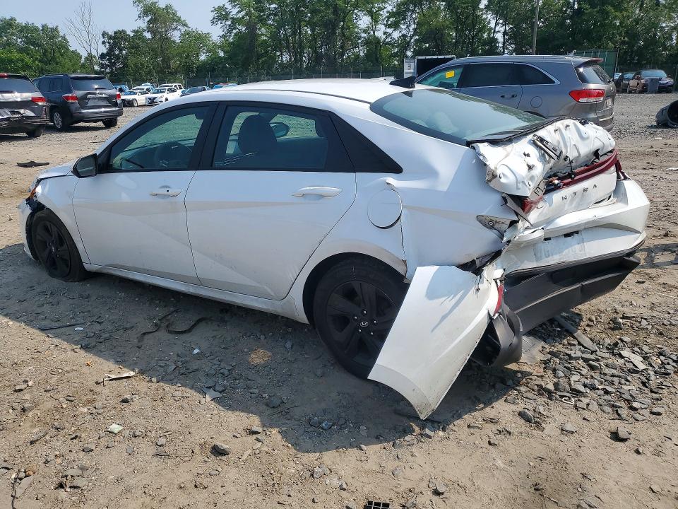 2021 Hyundai Elantra VIN 5NPLM4AG0MH012176 COPART salvage auction — REAR END, Md - Cert Of Salvage > 75% Damage, sold $100 on 2026-07-28 (photo 2)