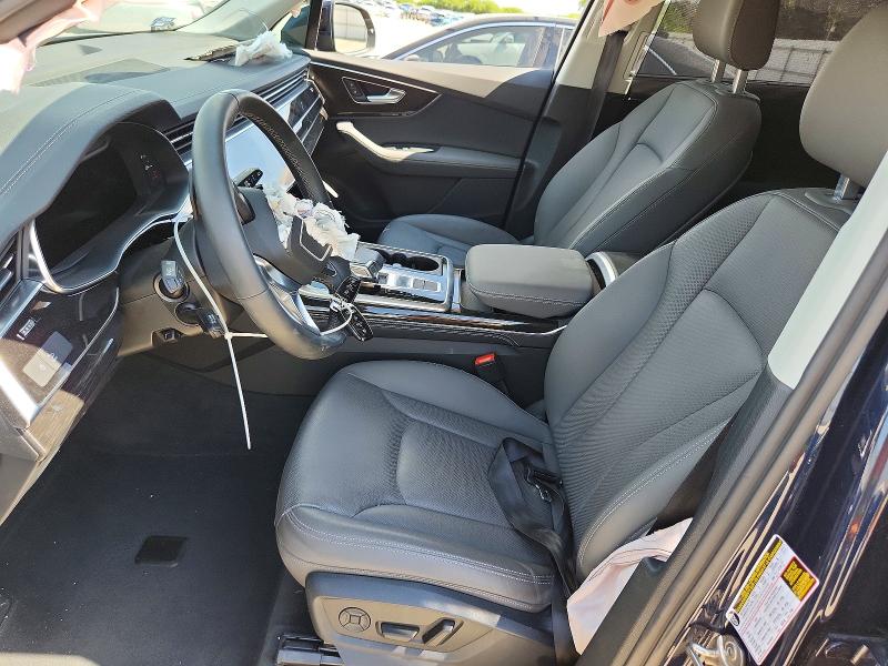 2025 Audi Q7 VIN WA1LVBF75SD014254 COPART salvage auction — FRONT END, Tx - Salvage Vehicle Title, sold $7,000 on 2026-09-10 (photo 7)