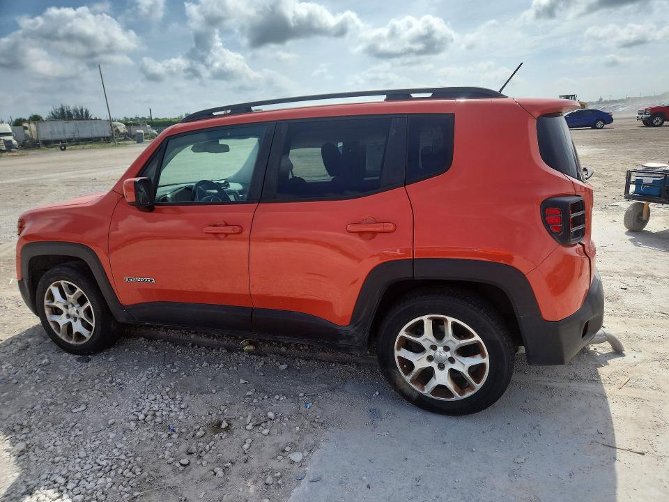 2015 Jeep Renegade VIN ZACCJABT1FPC20595 COPART salvage auction — SIDE, Salvage Title, sold $1,500 on 2026-08-13 (photo 2)