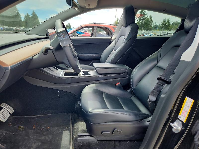 2022 Tesla Model y VIN 7SAYGDEF8NF347476 COPART salvage auction — FRONT END, WA - BILL OF SALE, sold $14,700 on 2026-07-10 (photo 7)